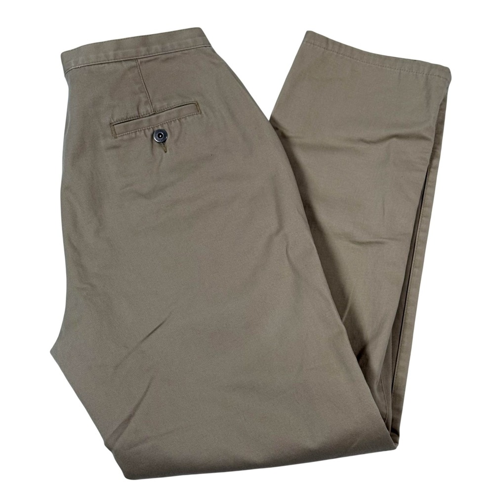 Liz Claiborne Pants 8P Beige Chino Straight Leg Neutral Office Career Normcore